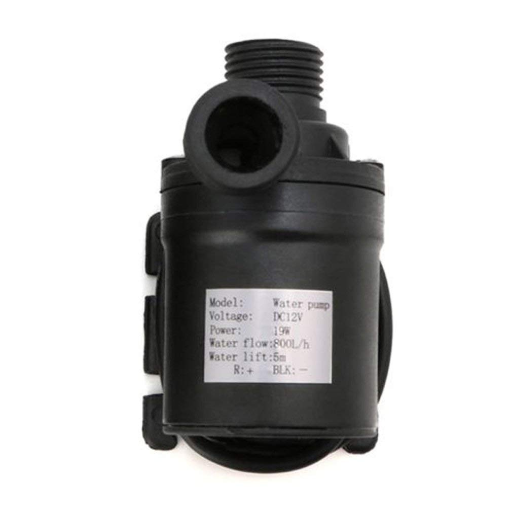 Piccola pompa sommergibile regolabile Mini DC12/24V 800L/H Motore Brushless Pompa Sommergibile for Acqua Pompe Elettriche Resistenti al Calore(12V)