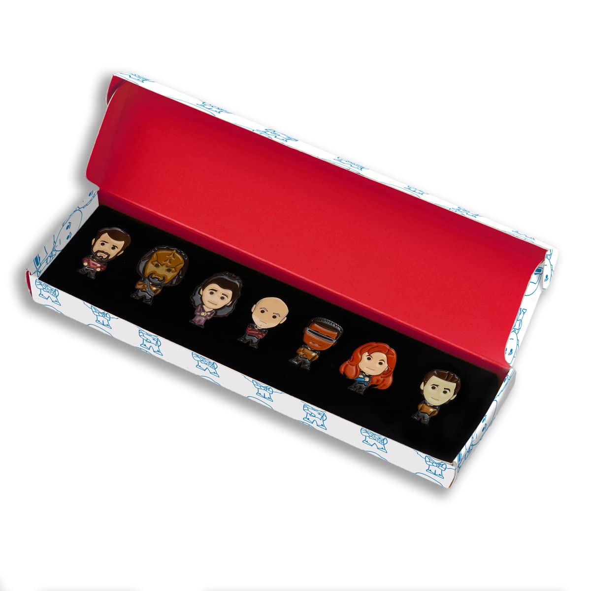 Star Trek - Star Trek TNG: Chibi Pin Badge Box Set - Star Trek Pin Badges Collection by Eaglemoss Collections