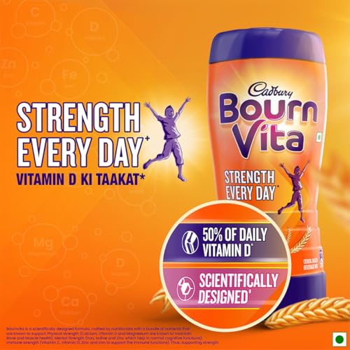 Image of Bournvita Chocolate Nutrition Drink, 2 kg & Chocolate Nutrition Drink, 500 g