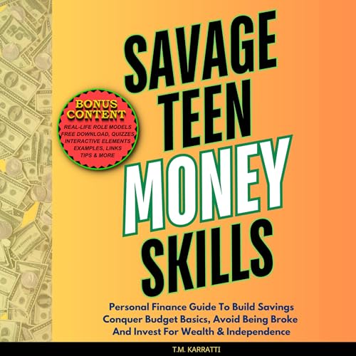 Page de couverture de Savage Teen Money Skills