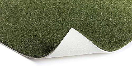 Premium Residential Golf Mat - 4X5 Feet Premium Turf Indoor/Outdoor Mat - Golf Stance Mat For Pros & Beginners W/ Golf Accessories (Golf Tray + 3 Rubber Golf Tees) #TOP6