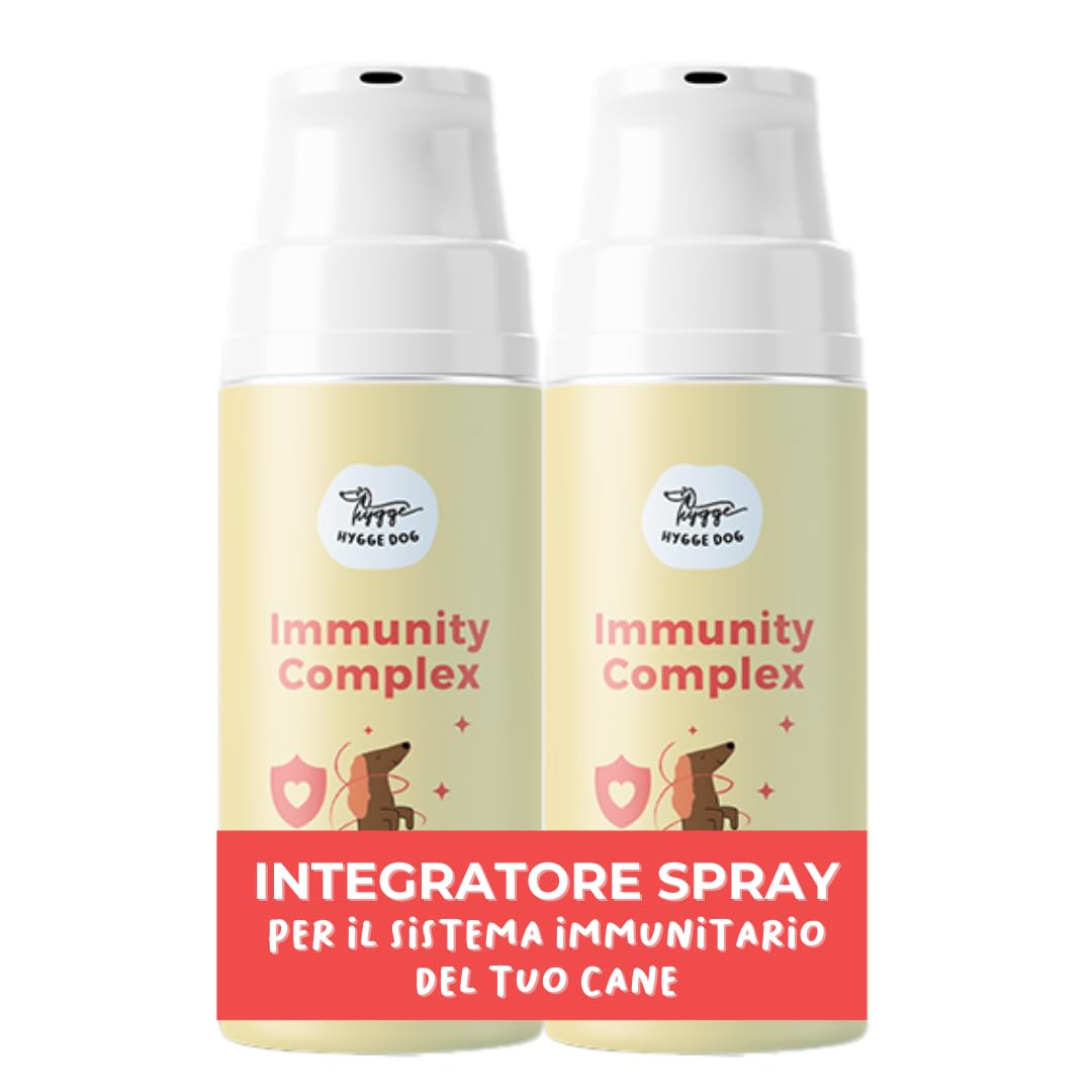 Immunity Complex | Complément immunitaire pour chiens | Topper liquide avec échinacée, propolis, ail et argousier | pour défenses naturelles et vitalité | 2x100 ml | Hygge Dog