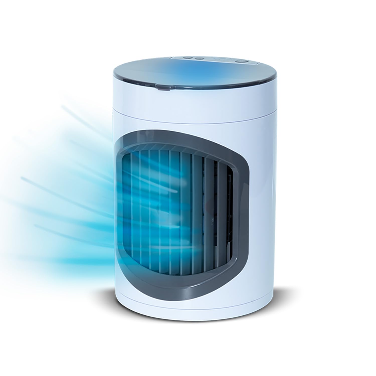 LIVINGTON SmartChill Klimagerät mit Wasserkühlung tragbar 3 Stufen Mini Luftkühler Tankvolumen 12h Kühlung