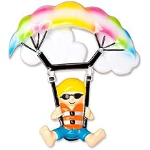 Sport Parasailing Personalized Christmas Tree Ornament