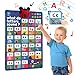 LEARNING BUGS Press to Learn Phonics, Interactive Letters and Sounds Talking Poster, Preschool & Kindergarten Learn to Read, Ages 3+