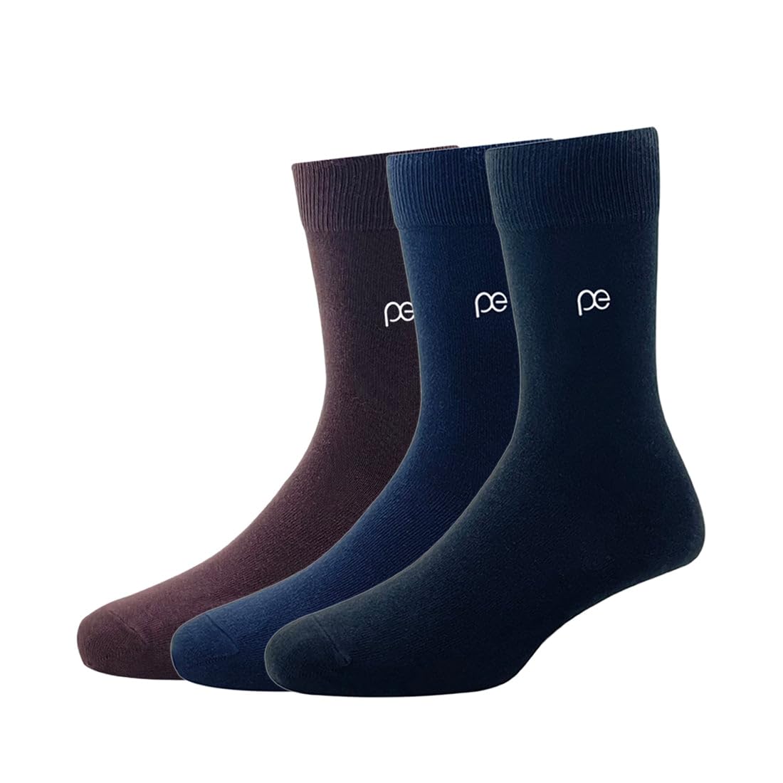 peter england Men's Cotton Full Length Socks (Multicolour, Free Size) - Pack of 3-picture-11