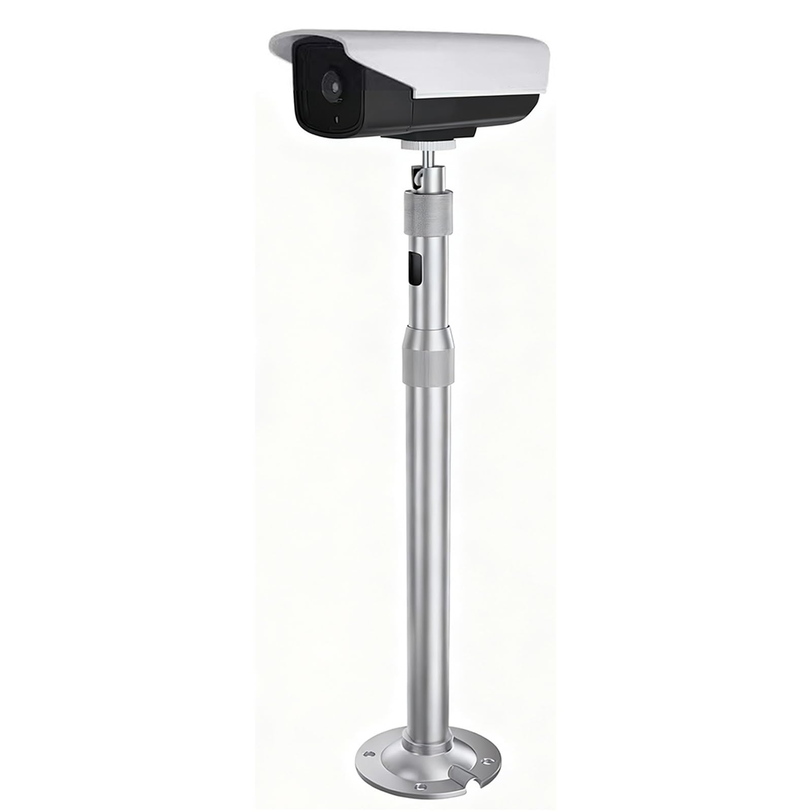 ERRULAN Support Camera Exterieur Support De Poteau Universel pour Caméra De Sécurité Extérieure, Support De Caméra De Surveillance, Poteau De Montage CCTV Toutes(150-300cm/59-118in)
