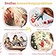 75ml Ungiftige Farben DIY Baby Handabdruck für Neugeborene Geschenk Stempel Kinder, Art Fingermalfarben für Hause Schule (75ml Rot)