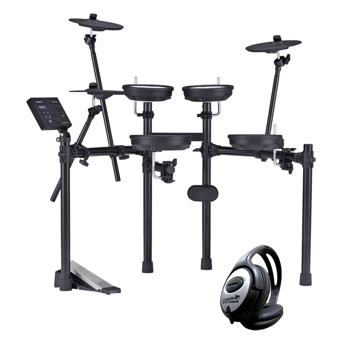 Roland TD-07DMK E-Drum Schlagzeug + keepdrum Kopfhörer