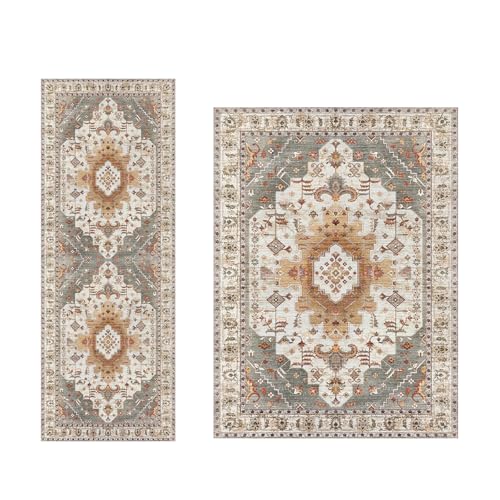 Tapis doux à poils courts lavable pour retrouver le confort d'une entrée vintage propre