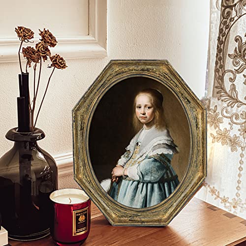 Kangce Antique Picture Frames 5X7 Vintage Frames Ornate Frame Retro Room Bronze Gold Frames Decor Tabletop And Wall Hanginggifts Ideas Picture Frame Set #TOP2