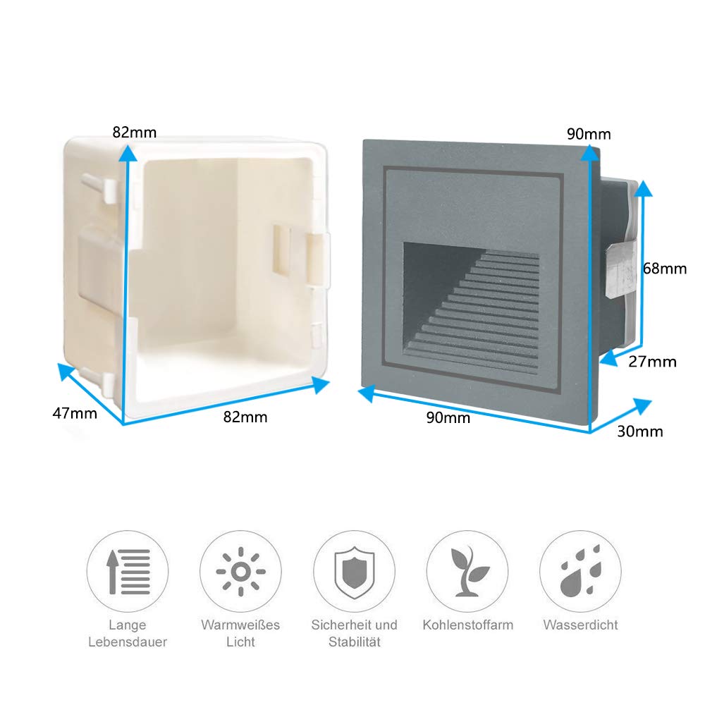 Arot - Lampada da parete a LED, 230 V