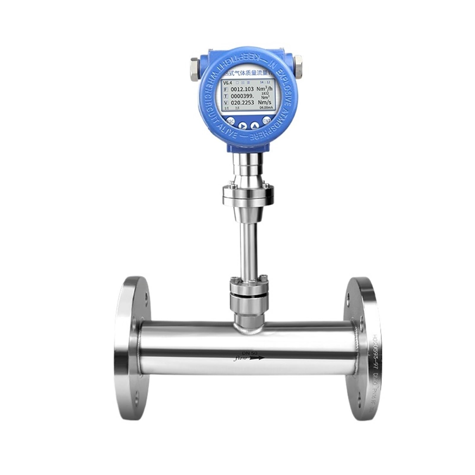 KSZHZYMGX Display CO2 O2 Flowmeter Flowmeter(DN25)