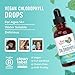 MaryRuth Organics Chlorophyll Liquid Drops | Clean Label Project Certified® | Vegan | Non-Diluted Liquid Chlorophyll| Mulberry Derived Supplement for 14+ | Non-GMO | Delicious Minty Flavor | 2 Fl Oz