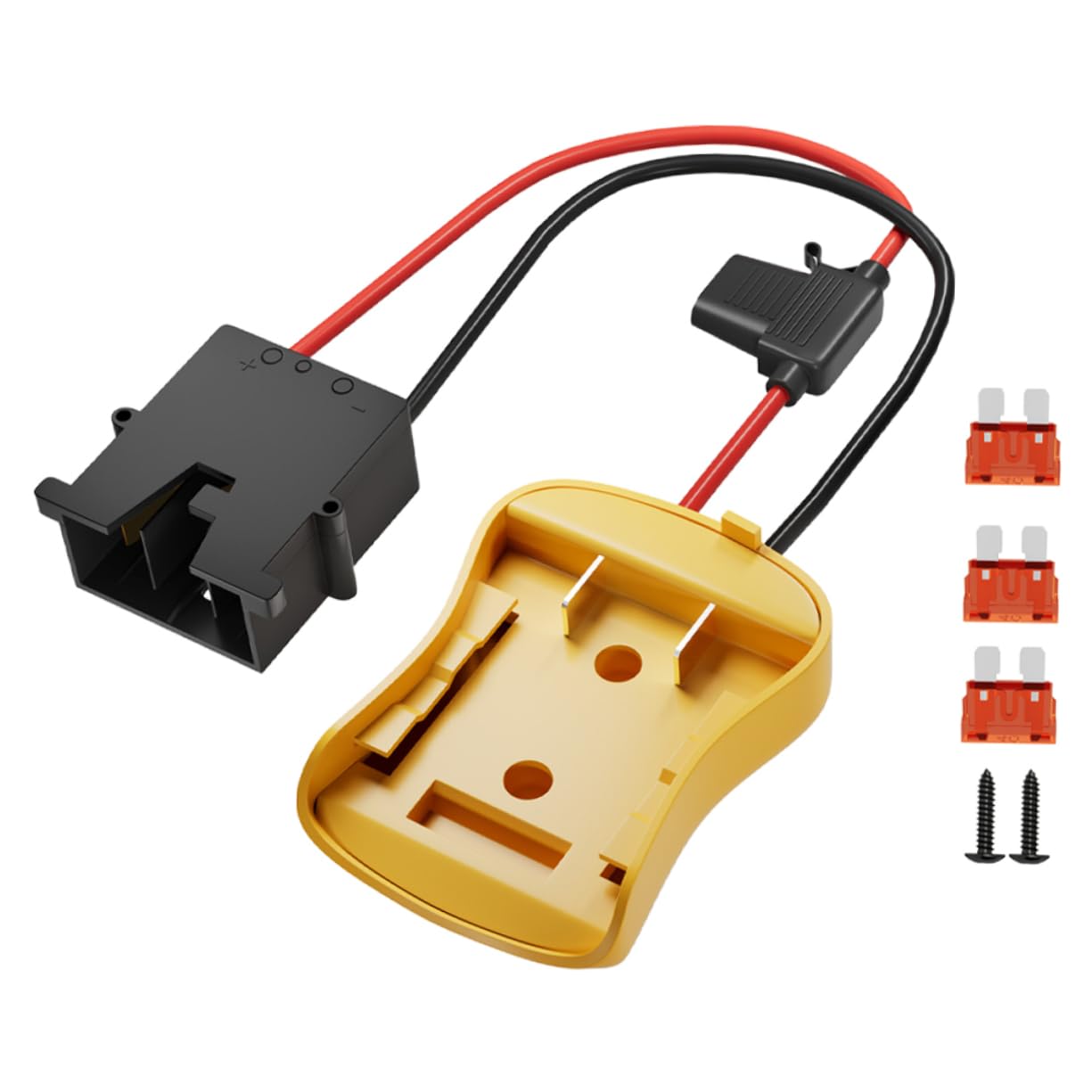 SHINEOFI Adattatore Per Batteria Da 4 Pezzi Convertitore Per Caricabatteria Adattatore Di Alimentazione Connettore Fai Da Te Alimentatore Per Batteria Convertitore Di Alimentazione