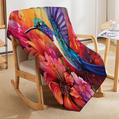 Couverture oiseau lavable en machine en flanelle douce et chaude - 7