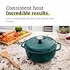 Lodge Essential Enamel Cast Iron Dutch Oven - Perfect for Bread Baking, Braising, Marinating & Slow Cooking - Features Moisture-Sealing Lid & Dual Handles - Kitchen Essentials - 6 Quarts - Lagoon #2