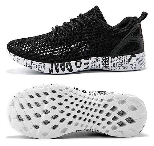 Men's Water Shoes Outdoor Hiking Shoes Quick-Drying Beach Shoes Travel Hiking Sneakers Hollow Breathable Shoes