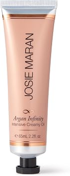 Josie Maran Intensive Creamy Oil - Multi-Tasking Skin Moisturizer & Everything Balm for Dry Lips, Elbows & Full Body Care - Powered by Argan Oil 2.2 Fl Oz
