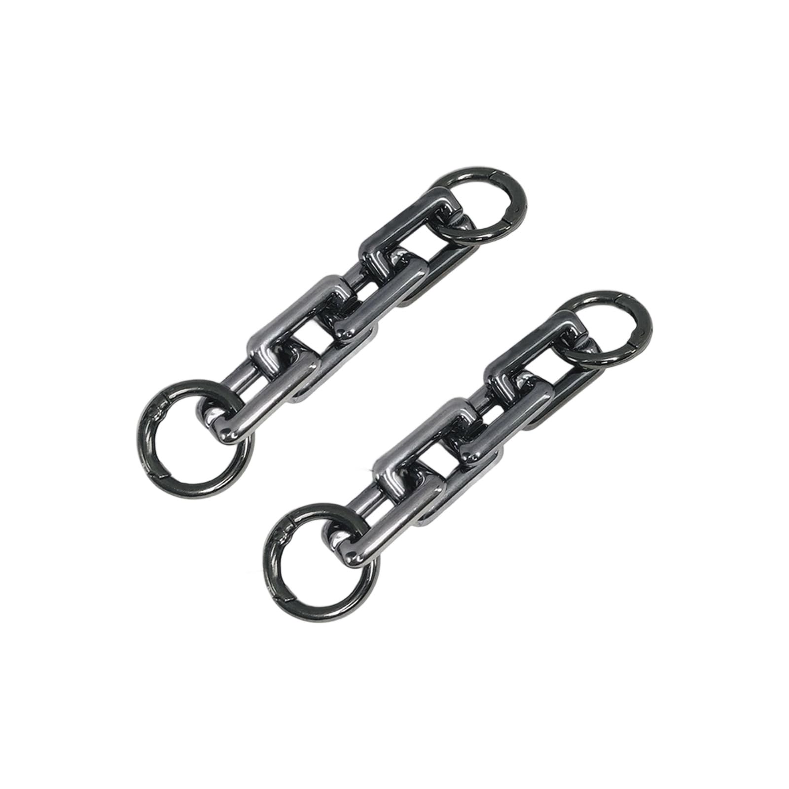 Lerpwige 2Pcs Bag Strap Extension Chain 11.6cm Long PVC Purse Extender Handbag Replacement For Backpacks Shoulder Bags Bag Extender
