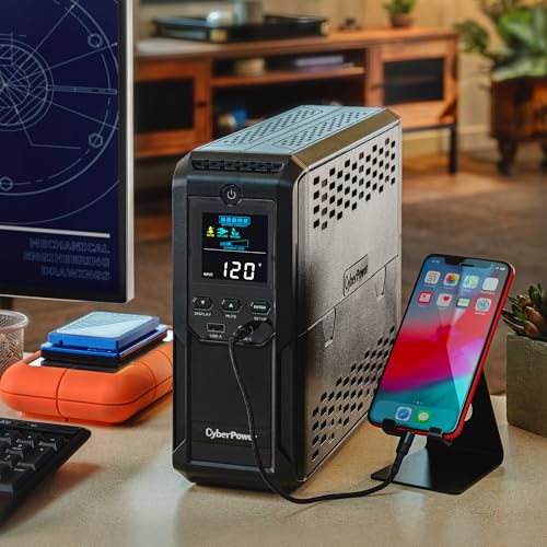 CyberPower CP1500AVRLCD3 Intelligent LCD UPS Battery Backup - image 7