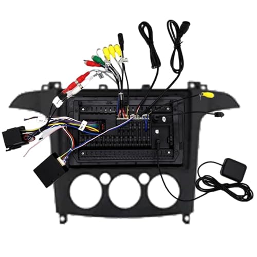 Android 15 Podwójny Din Car Stereo Ekran 9"dotykowy Samochodowe stereo Dla Ford S-Max 2007-2008 nawigacji GPS Bluetooth Radio FM Plug and Play Wsparcie CarPlay i Android Auto
