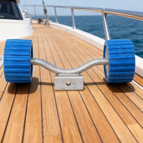 Rouleau de quille pour remorque de bateau avec support en acier