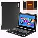 Navitech Black Real Leather Folio Case Cover Sleeve For The Lenovo YOGA 3 Pro 13.3-inch