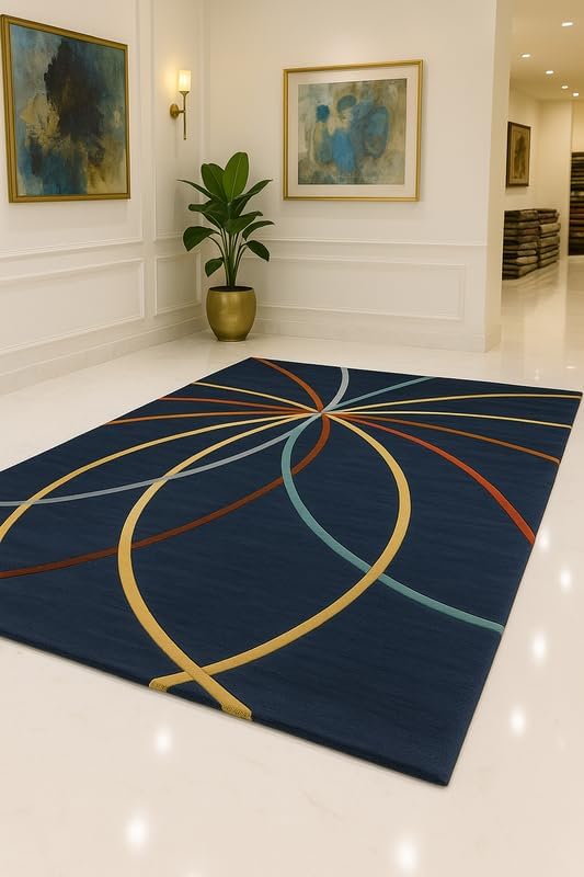Image of Luxurious Tufted Woolen Carpet Collection Size 10 X 12 Feet (Color-Multi)