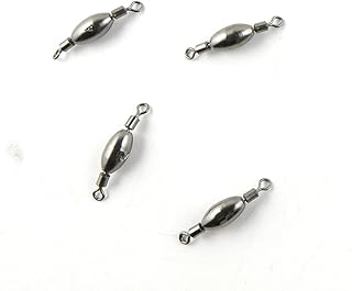 120 Pcs Fishing Swivel Sea Terminal Tackle Clip Connector Solid Coastlock Bulk Lots 00396 Rolling Copper Weight Cross Lock