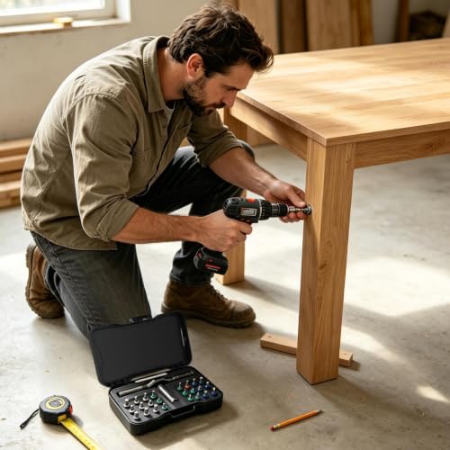 Kit de destornilladores para reparaciones domésticas de muebles y electrónica 3