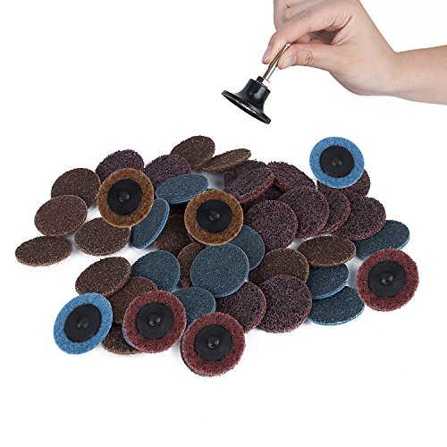 image for K Kwokker 2 Inch Sanding Discs Roloc Disc Fine/Medium/Coarse Discs wit