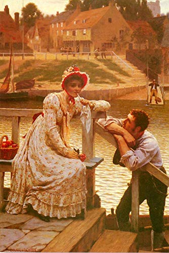 Peinture à l'huile célèbre Courtship Leighton pour sublimer votre foyer