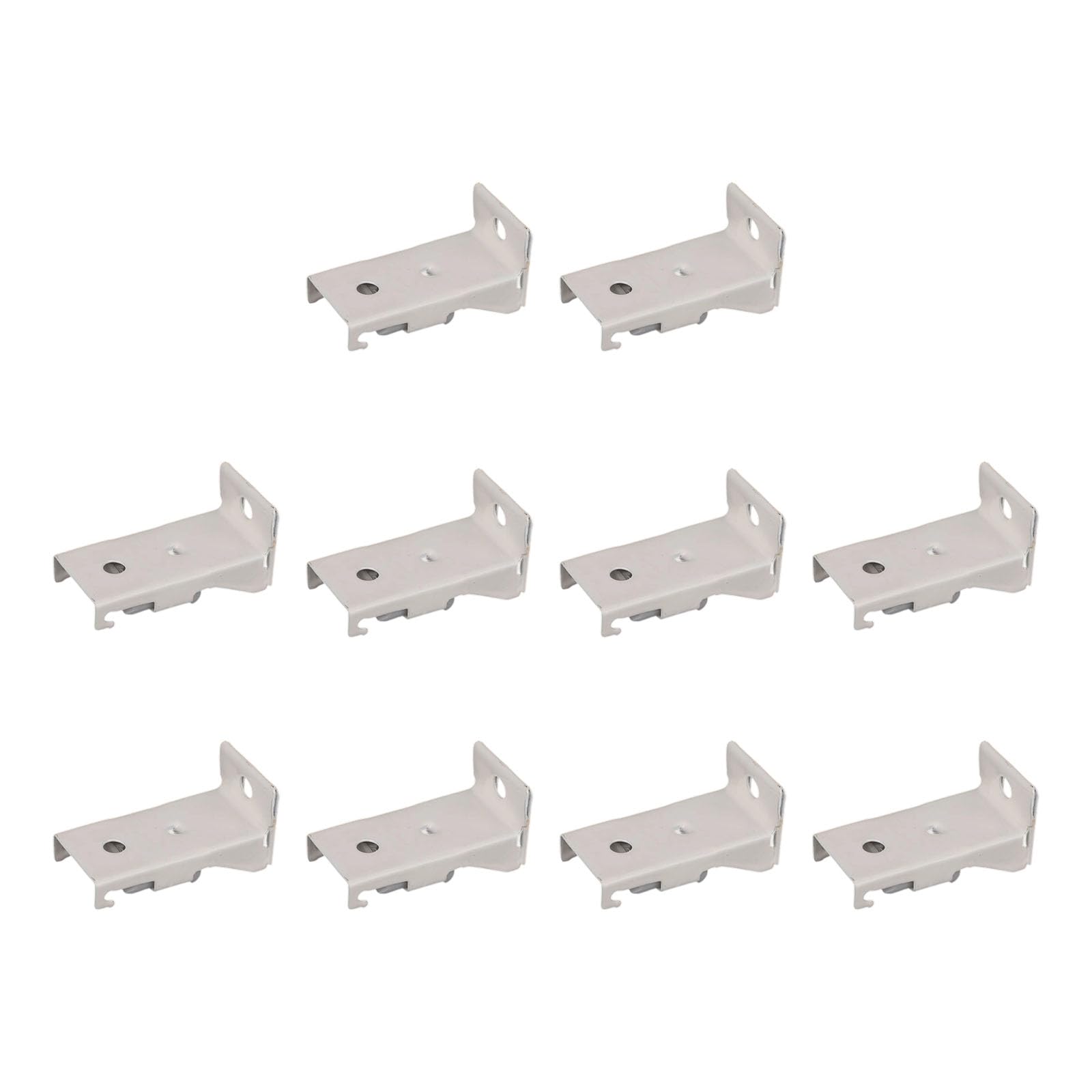HDOYTXXM Universals Curtain Rails Mounting Brackets Reinforced Metal Construction Side Fixings Wall Mounted Track Hanger Track Mounting Hardware