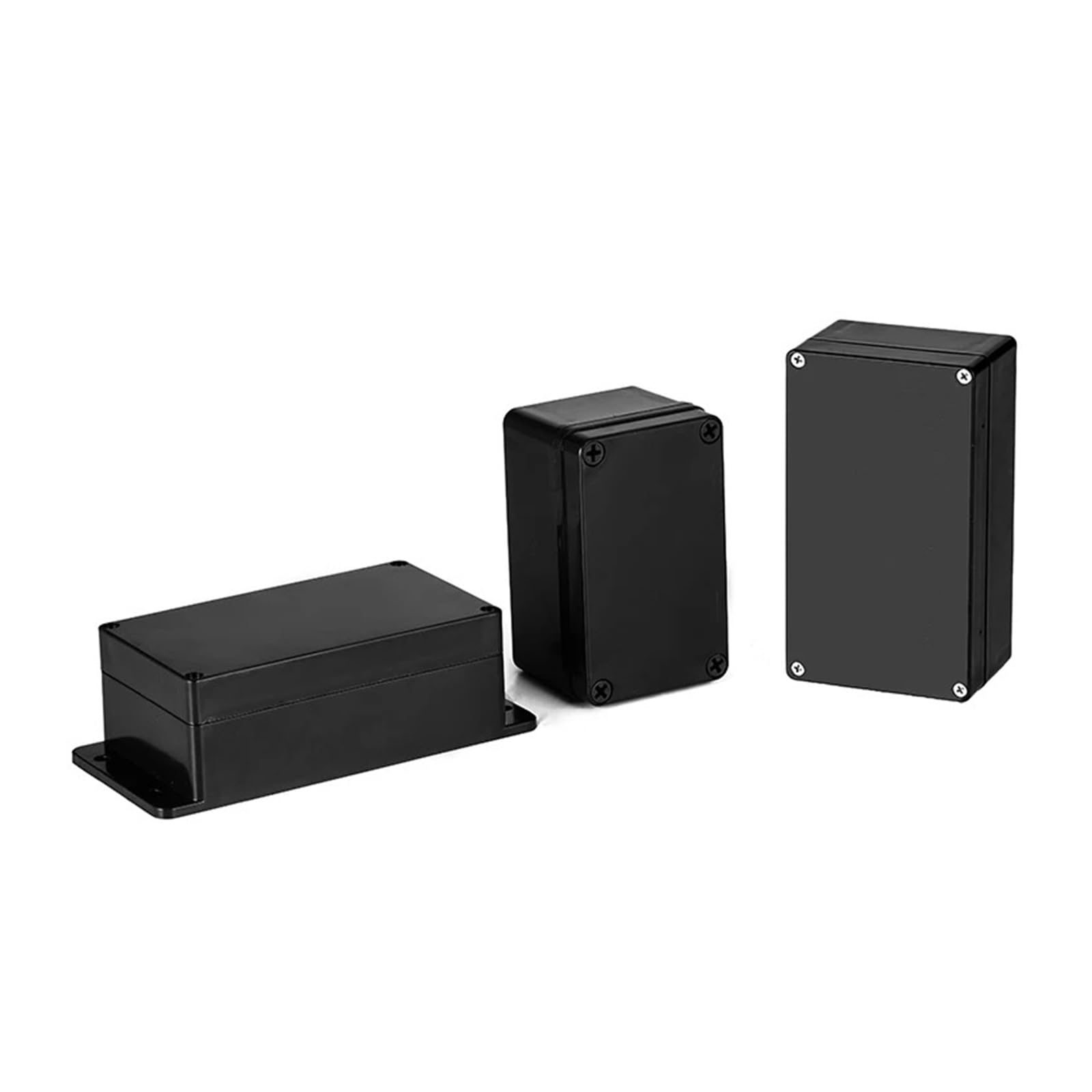 Plastik Projekt Verteilerdose Gehäuse, Black Box Outdoor-Gehäuse Kunststoffbox Elektronik-Projektgehäuse Instrumentengehäuse(158 90 60)