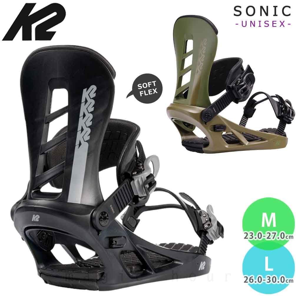 K2 THE SONIC バインディング Lサイズ ディスク&ビス付 スノボ Amazon | スノーボード ビンディング スノボー バインディング メンズ
