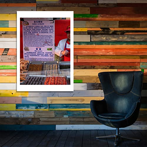 Poster mille-pattes grillé Spiffing Prints grand format encadré mat