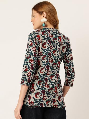 Image of feranoid Stylish Women's Printed Kurti - Comfort Meets Elegance| (S to XXL)
