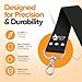 Leather Strop for Sharpening Straight Razors & Knives - Shaving Leather Strap Straight Edge Razor Double Sided Raw Cowhide Leather with Canvas For Honing Sharp Knife Razor Blades 3” Wide Stropping Kit