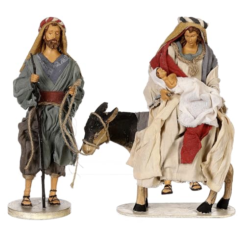 Flight into Egypt of 30 cm, Hope Nativity Scene