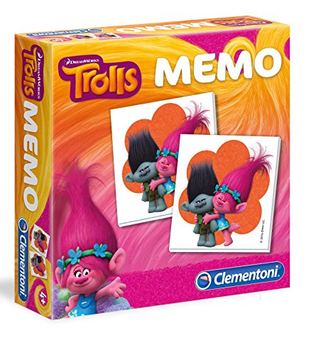 Jeu de mémoire Clementoni 18004.2 Trolls version italienne jeu de société