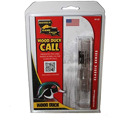 Haydel's Game Calls Inc. W-81 AMZ Wood Duck Squealer Duck Call for Hunting Cover