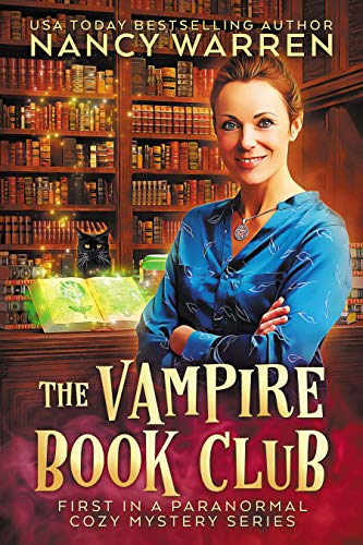 Cover of The Vampire Book Club: A Paranormal Women's Fiction Cozy Mystery