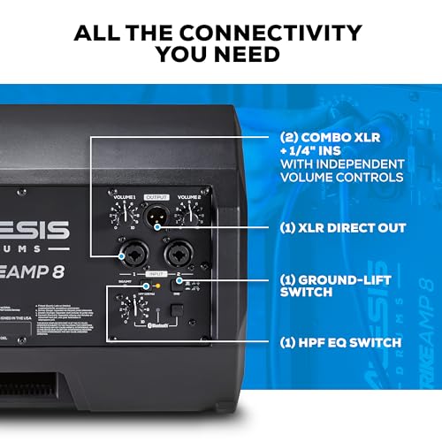 Alesis STRIKEAMP8MK2XEUK Strike Amp 8 Mk2-2000W Drum Amp Speaker For Electric Drum Set thumb #4