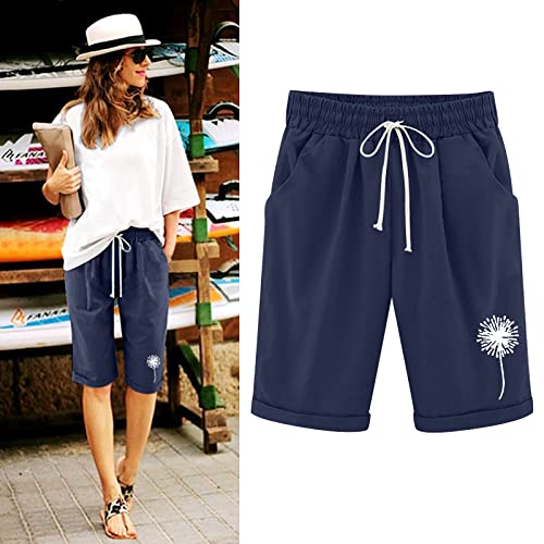Shorts de mujer largos y holgados que evitan rozaduras en tallas grandes 2