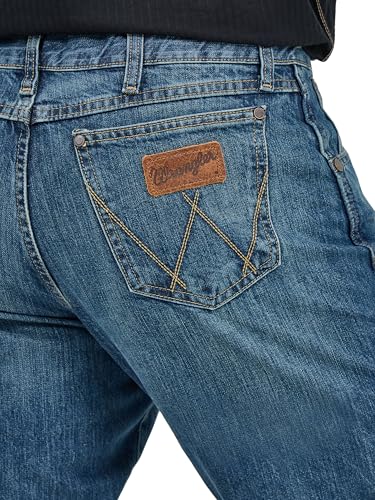 Wrangler Herren Retro Relaxed Fit Boot Cut Jeans, True Blue, 42W / 34L – Ansicht 5
