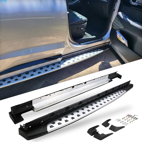 SNIXWOO Side Steps Running Boards Fit for Hyundai Palisade 2020-2025 w/Mud Flaps (No Drilling Required)