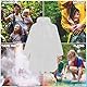 CityComfort Jungen Regenponcho, Einweg Regenmantel, Regencape wasserdicht, transparent, Multipack (Weiß – 10er-Pack)