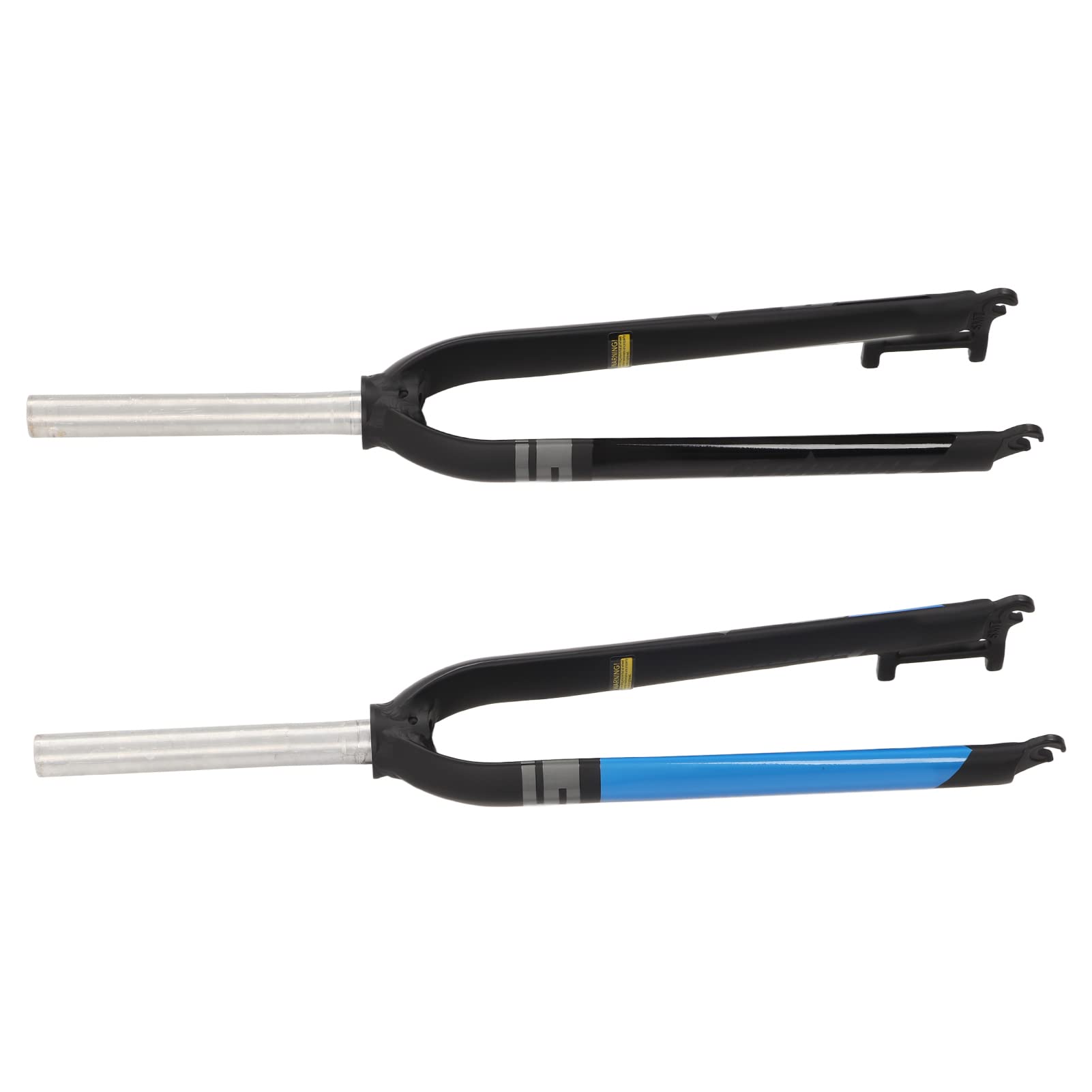 Uxsiya Horquilla Rígida para Bicicleta de Montaña, 26/27, 5/29 Pulgadas, Horquilla Dura para Bicicleta de Montaña, Horquilla de Suspensión Delantera para Bicicleta de Aleación de(Negro Gris)