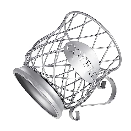 Unomor Coffee Pod Holder Organizer Stylish Storage Basket for Countertop Versatile Coffee Accessory Capacity for Fruits Snacks for Kitchen and Living